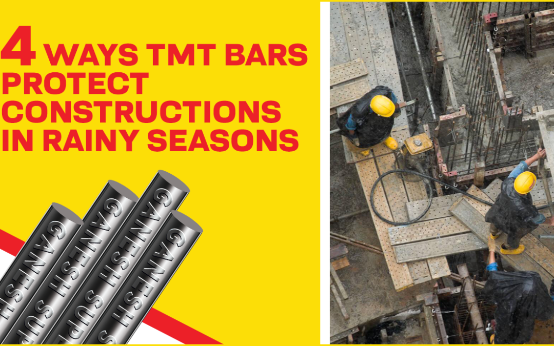 4 Ways TMT Bars Protect Constructions In Rainy Seasons